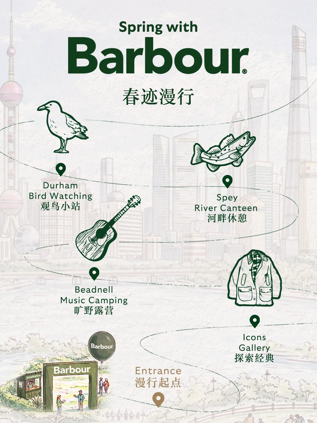 Spring with Barbour activity map