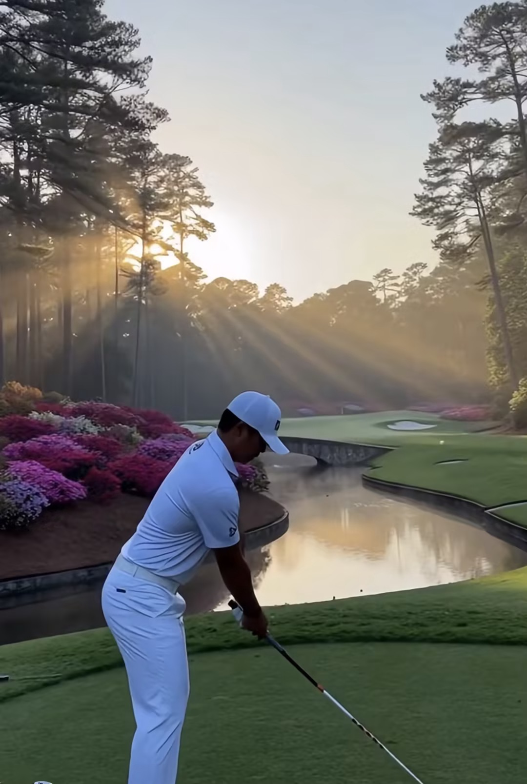 Augusta-style golf at sunrise