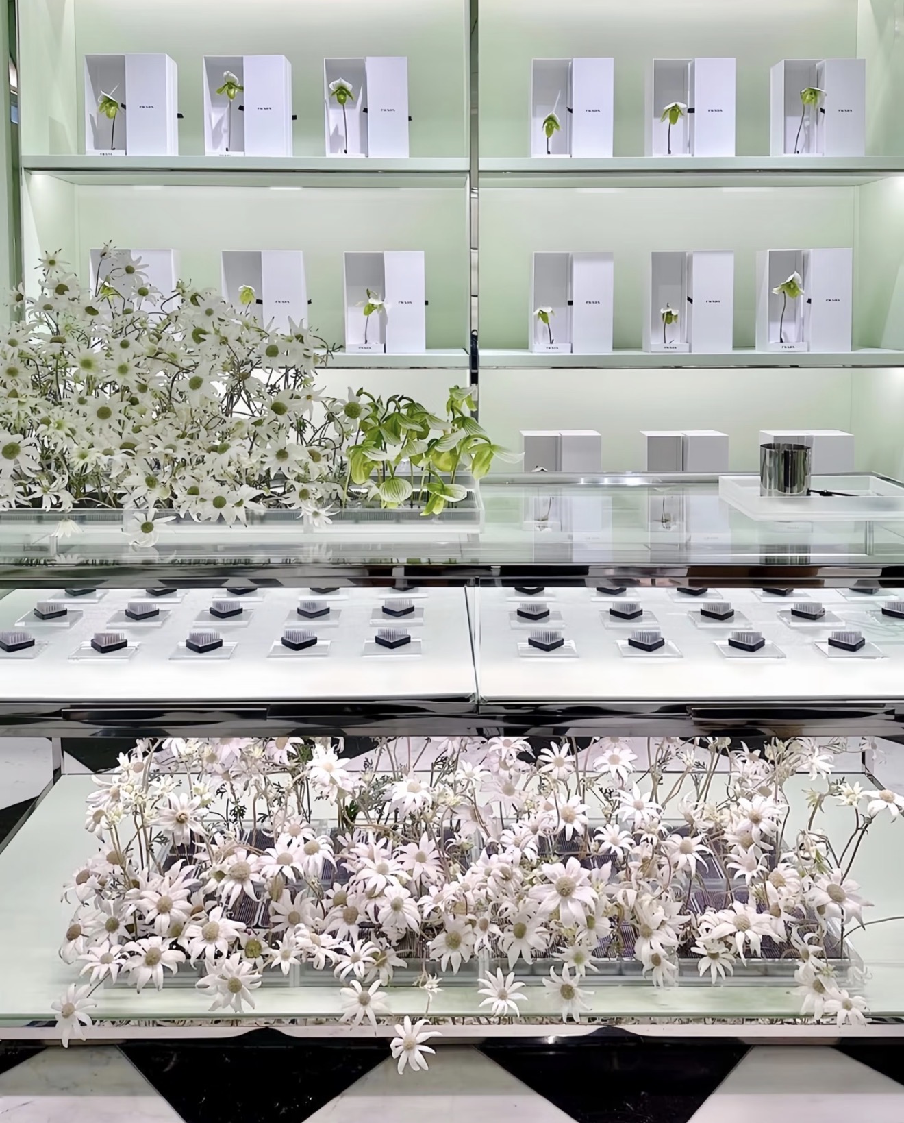Store floral arrangement detail